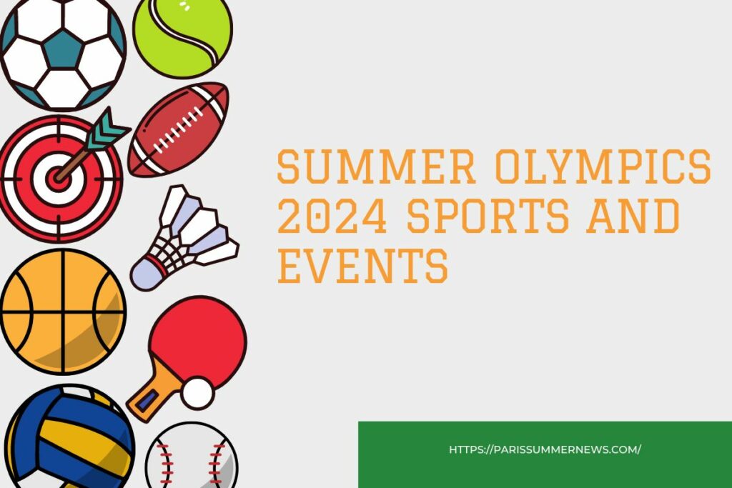Summer Olympics 2024 Sports and Events